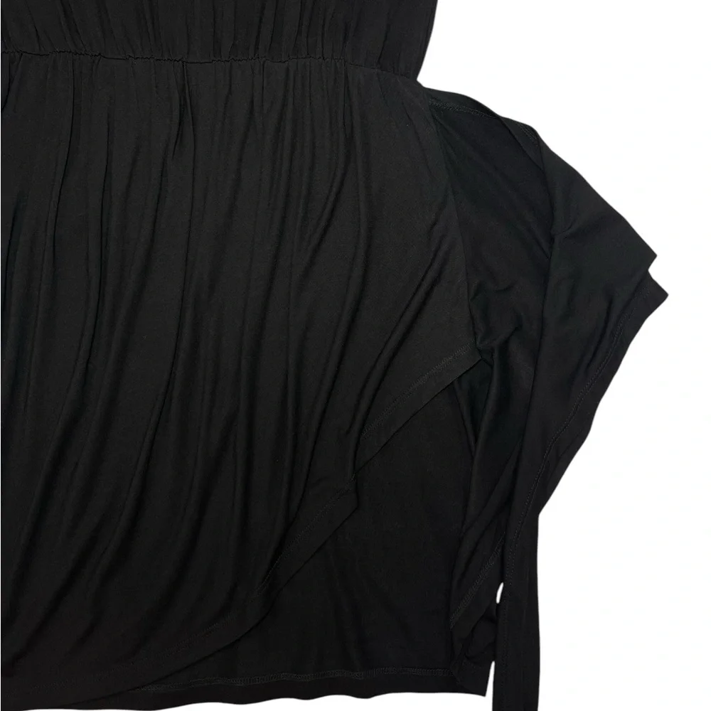 Lovers & Friends Tarin Mini Black Dress Tie Waist Short Sleeve Size Medium NEW - Picture 12 of 15